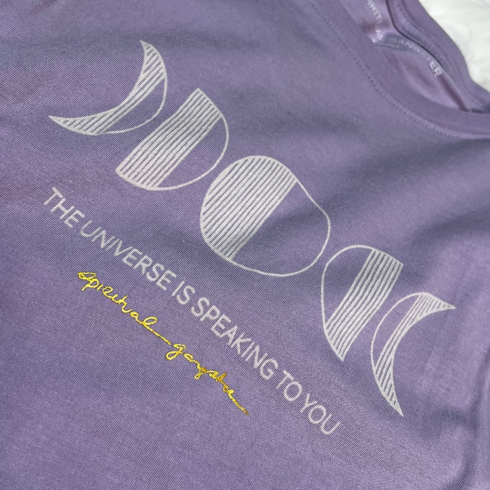 EUC [Spiritual Gangster] Purple Moon Phases Sleeveless Universe Tank Top | XS - Picture 11 of 14